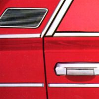 FIAT 125 Special (1969) forced ventilation and rear door handle
