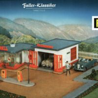 Faller gas station (B-217) with the beautiful old packaging motif